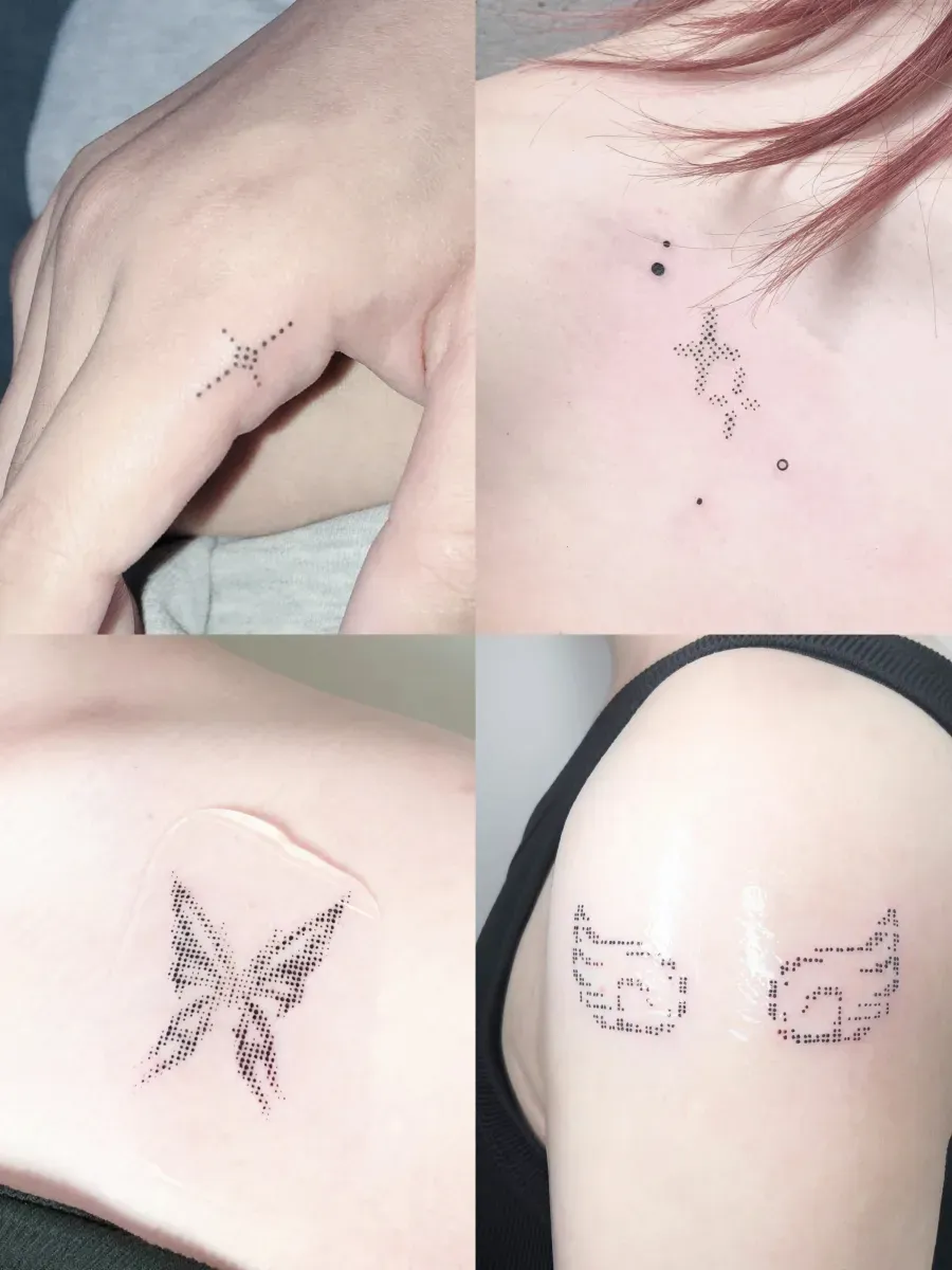 블랙 도트 타투