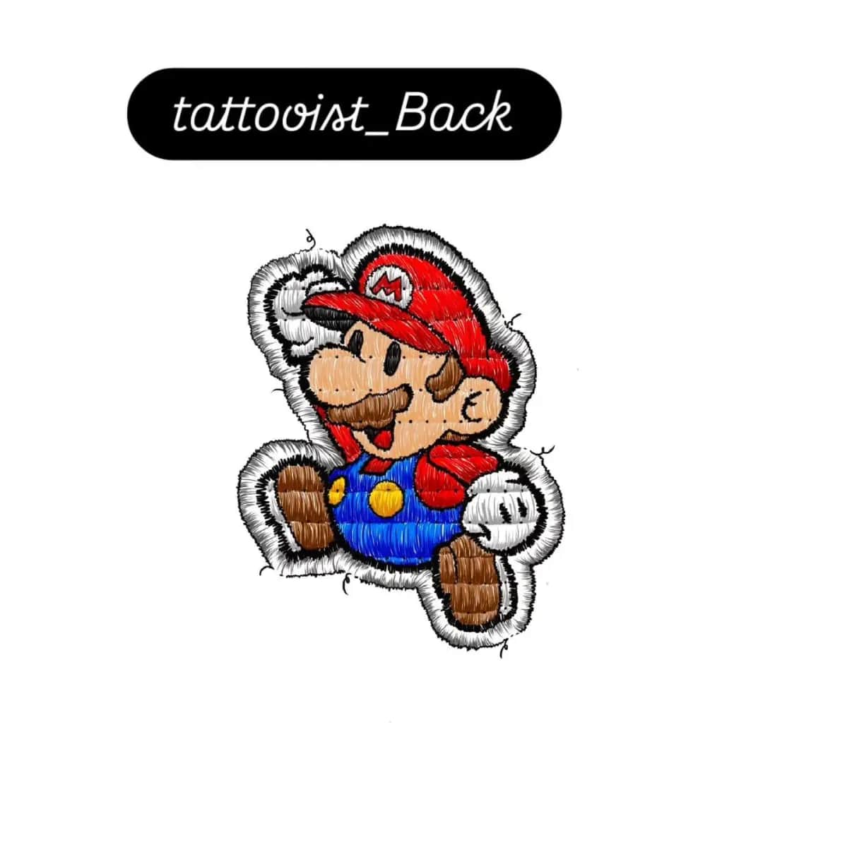 슈퍼마리오 자수타투