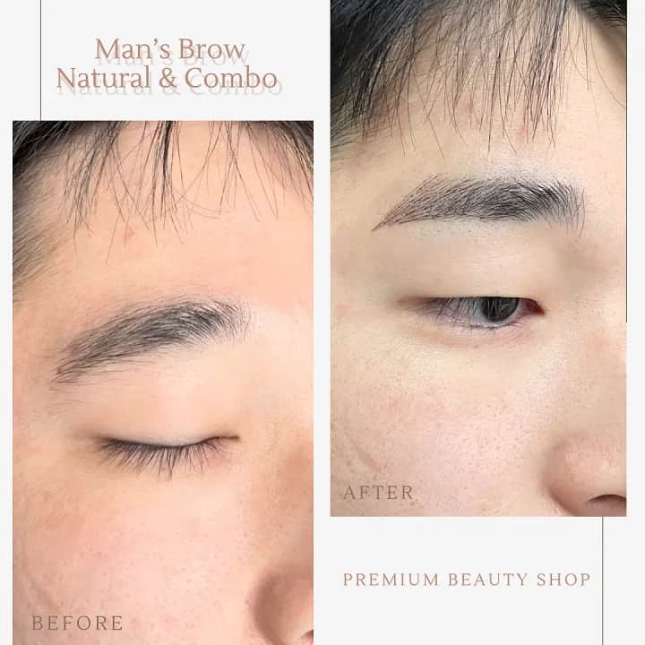 남자 눈썹교정