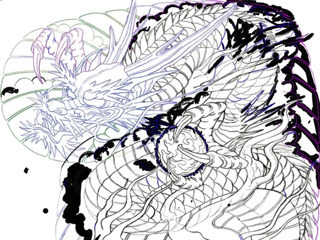 용타투 이레즈미타투 가슴반팔타투 인천타투 부평타투 부천타투 김포타투 최상의 작품을 만들어드립니다