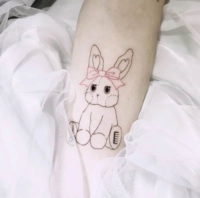 부산타투 서면타투 미니타투 감성타투 토끼타투